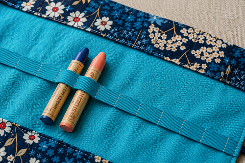 Blumiges Rollmäppchen, Produktansicht