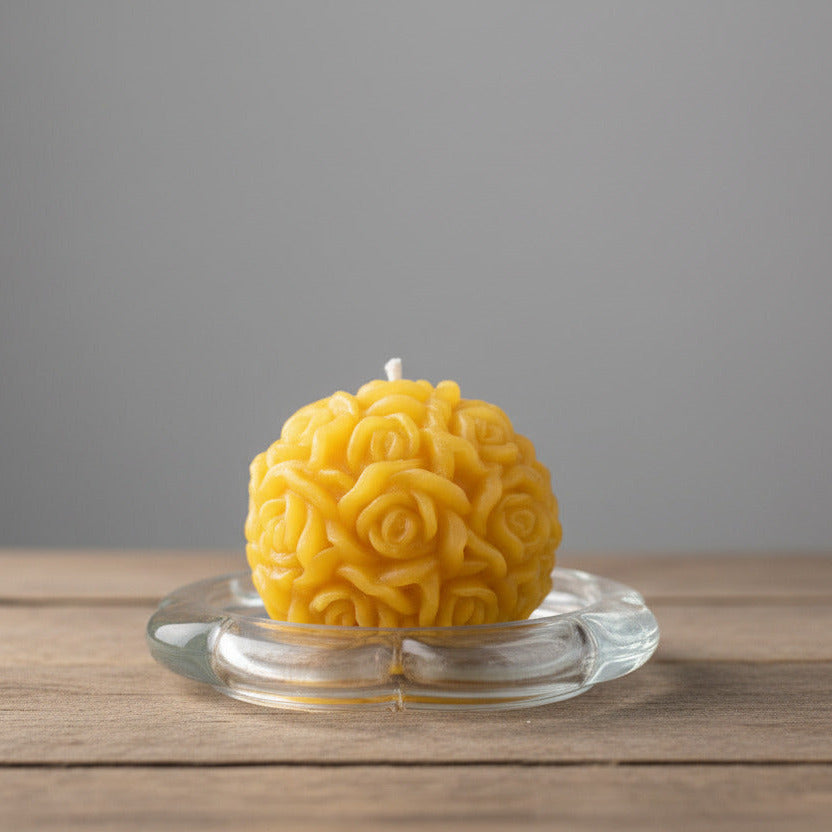 Bienenwachskerzen, Blumenball