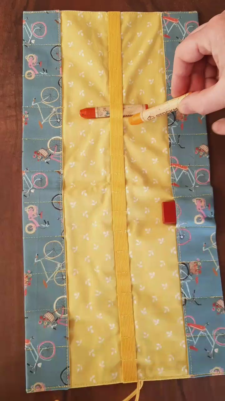 Buntes Rollmäppchen Tiermotiv